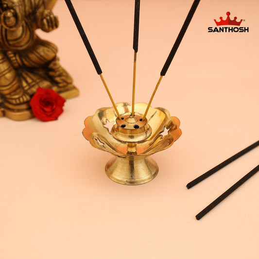 BRASS BOWL AGARBATHI STAND