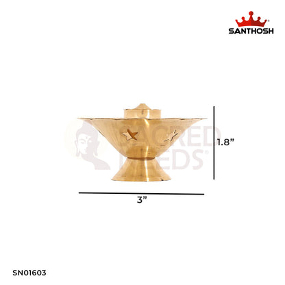 BRASS BOWL AGARBATHI STAND