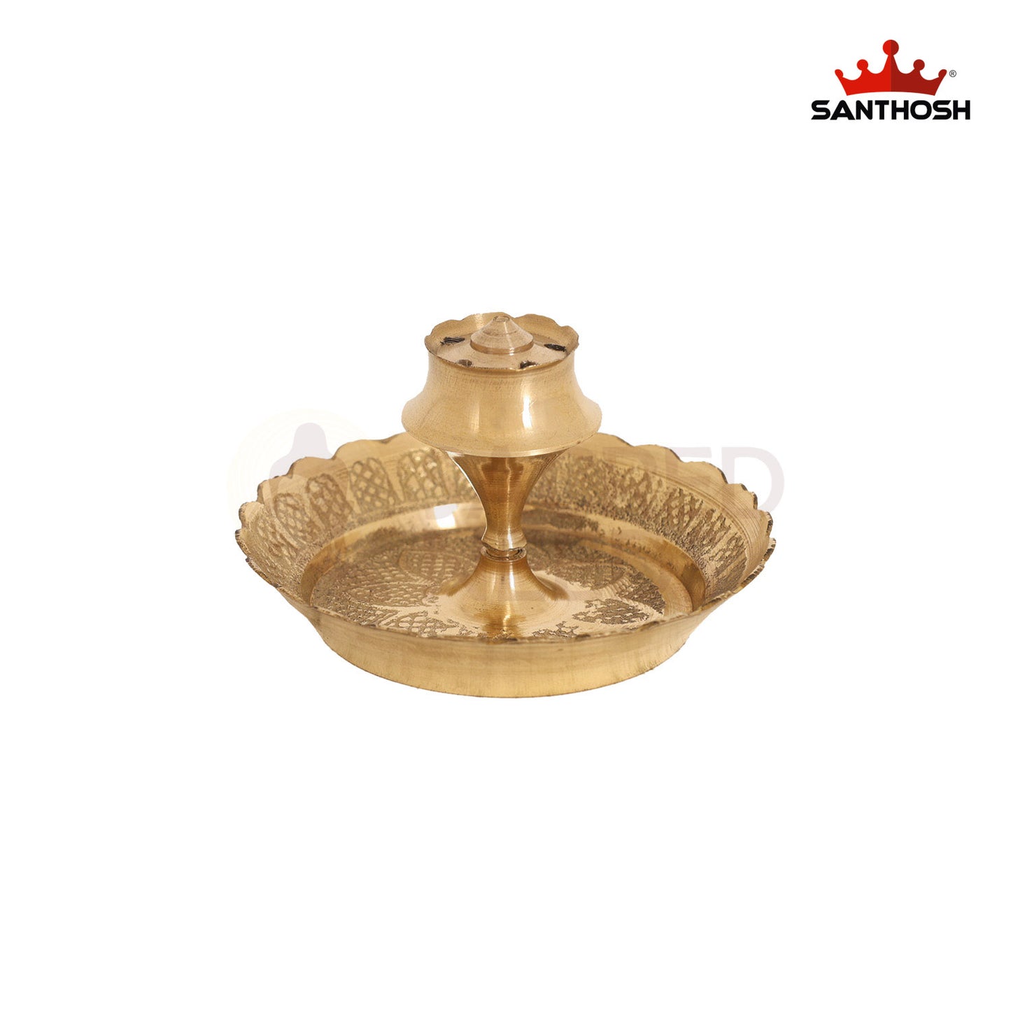 BRASS LOTUS AGARBATHI STAND