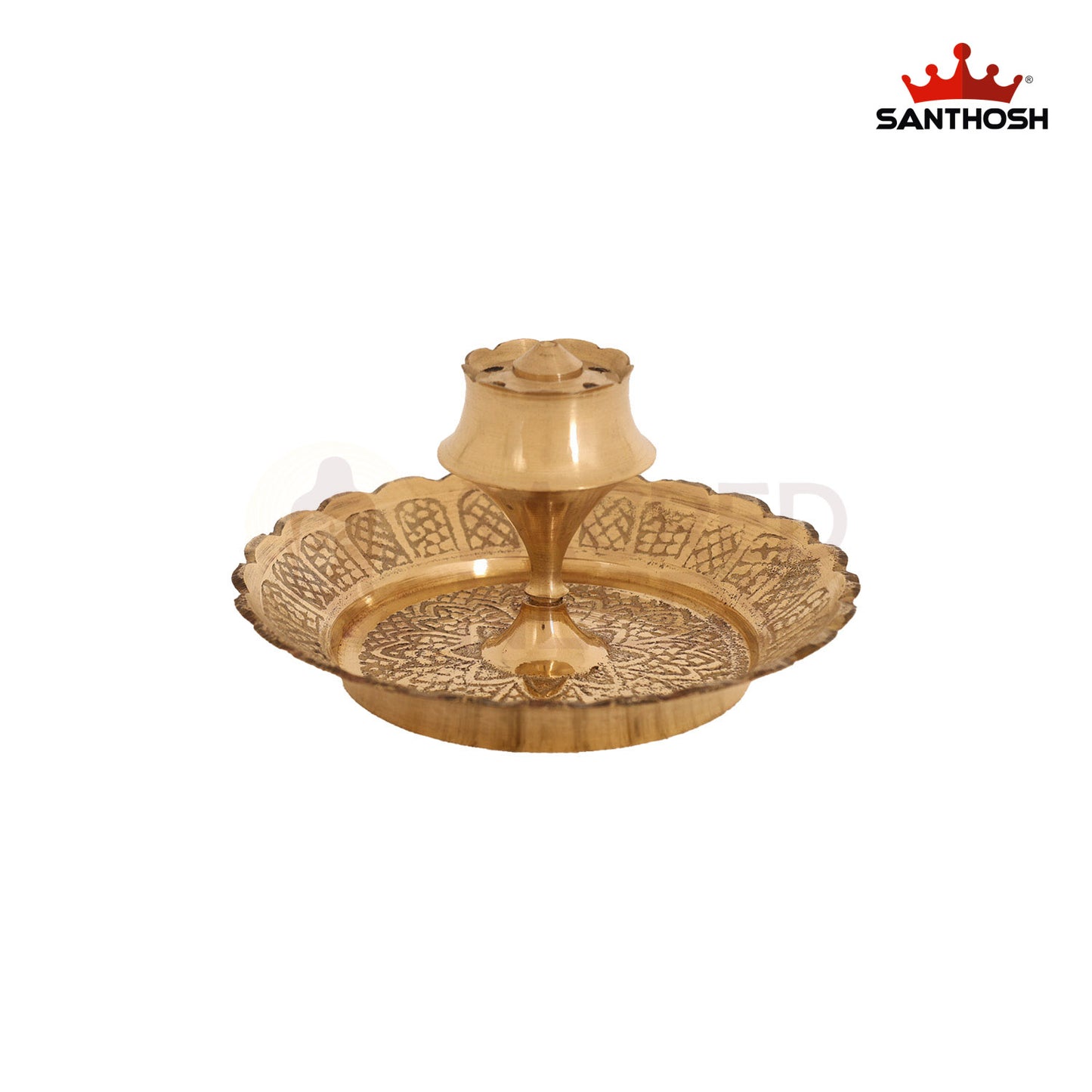 BRASS LOTUS AGARBATHI STAND