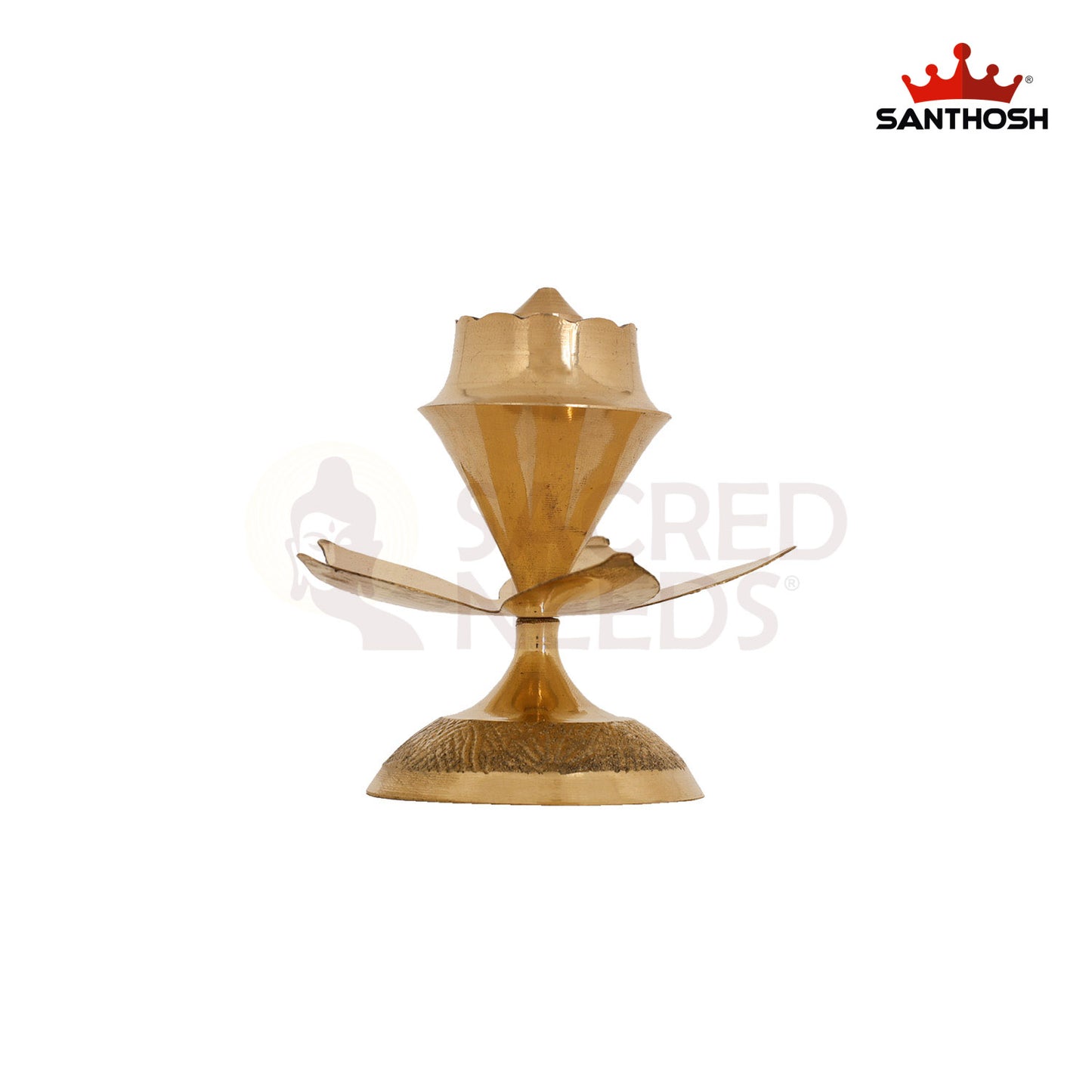 BRASS FLOWER AGARBATHI STAND