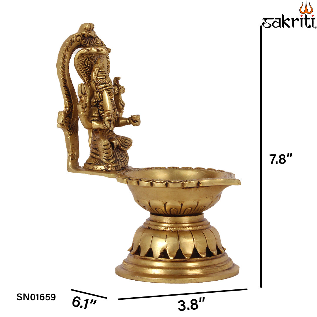 BRASS KARUMARI AMMAN VILAKKU