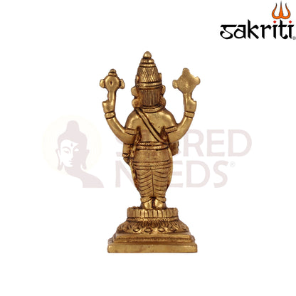 BRASS SHANKH CHAKRA BALAJI