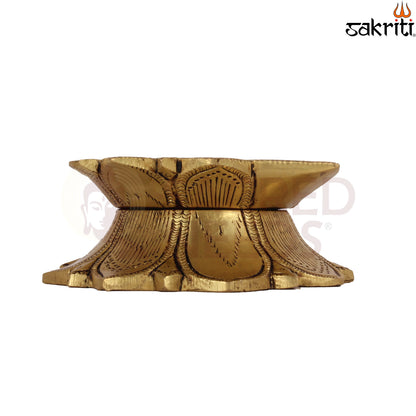 BRASS LOTUS DEEPAM