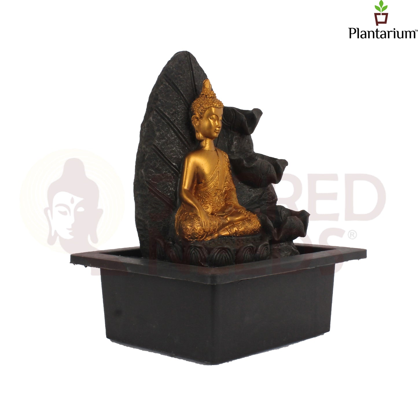 POLY RESIN LOTUS BUDDHA FOUNTAIN