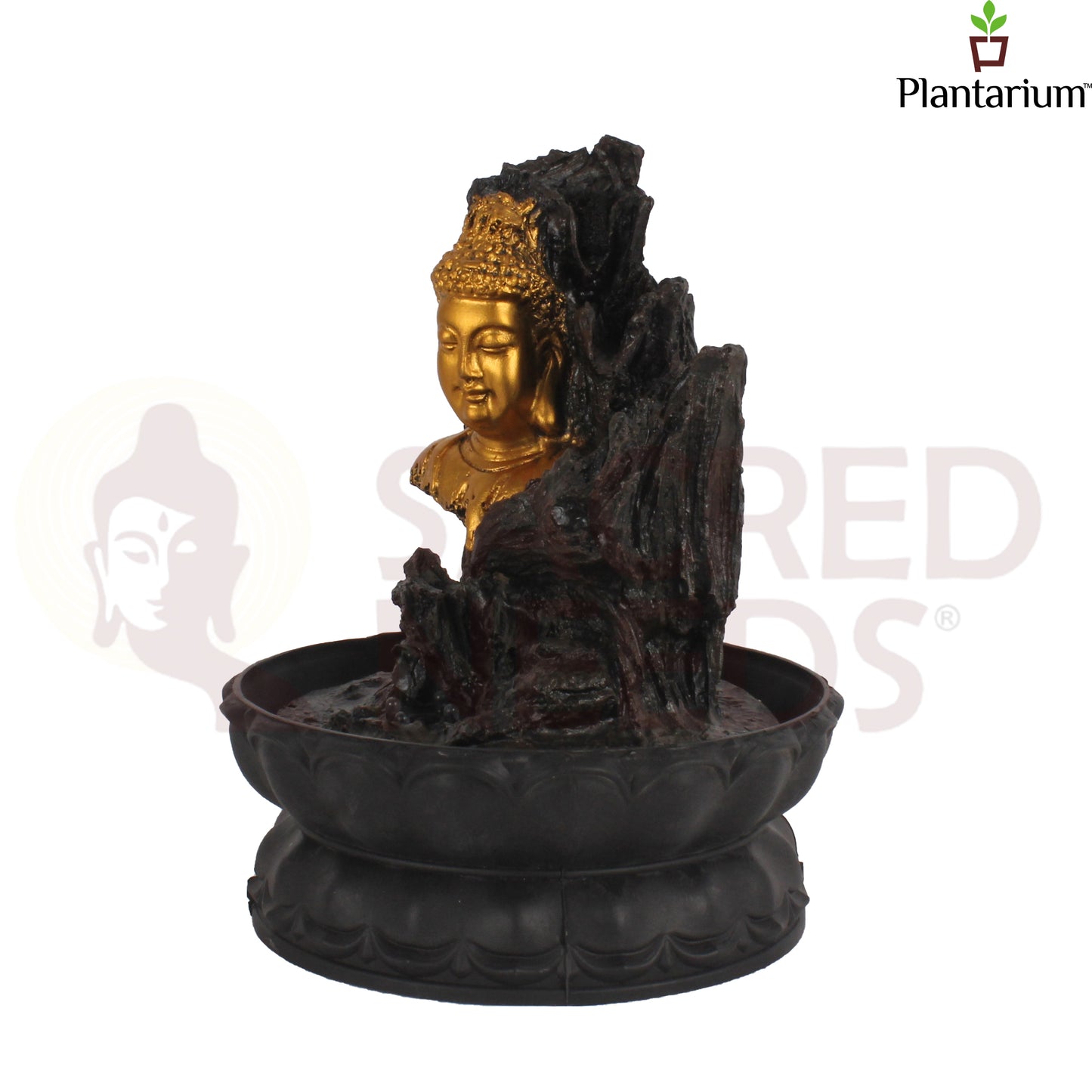 POLY RESIN BUDDHA FACE FOUNTAIN