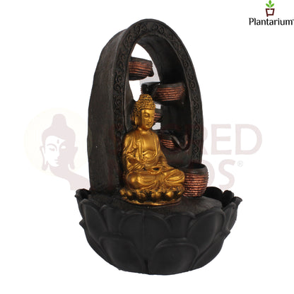 POLY RESIN 4 STEP BUDDHA FOUNTAIN