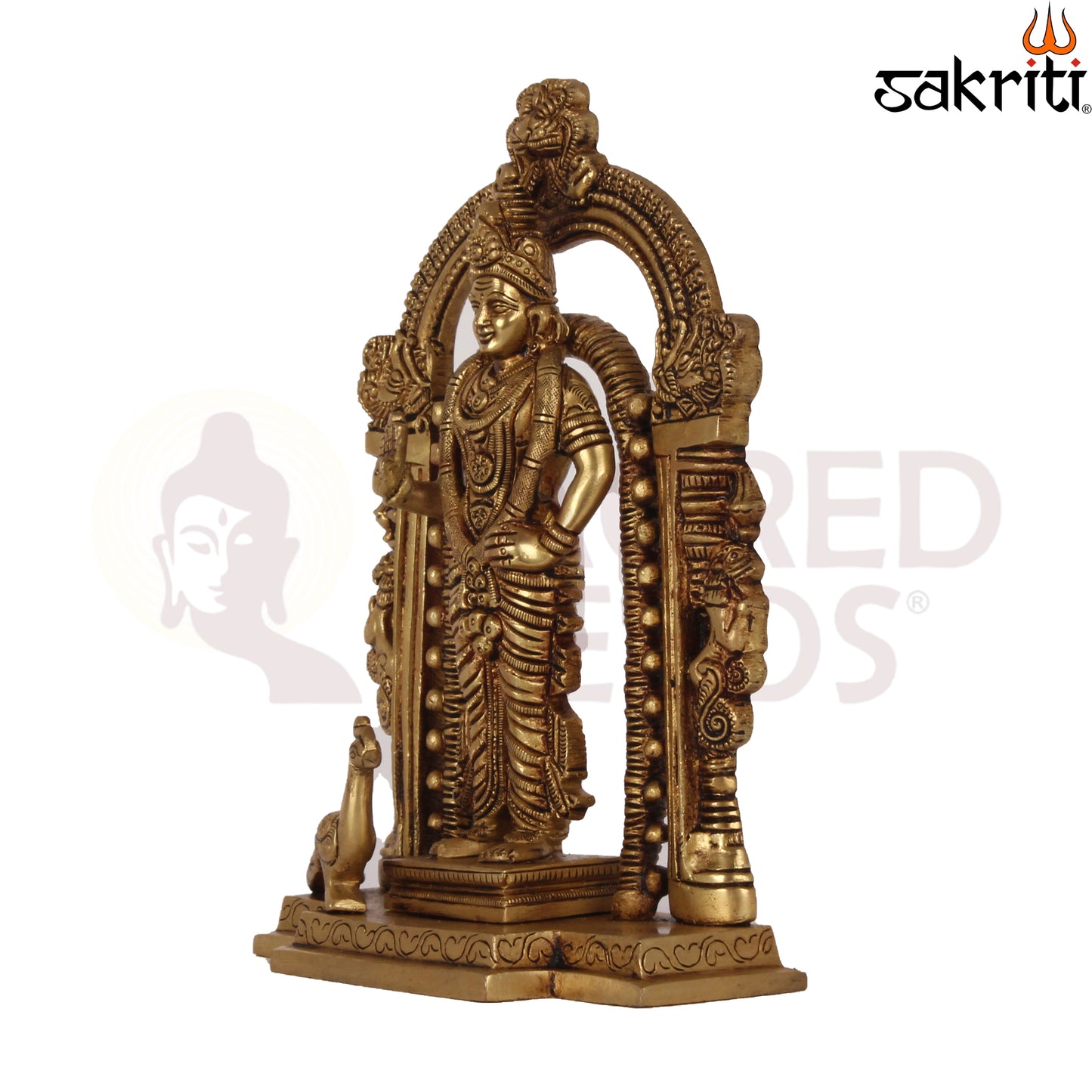 BRASS MURUGAN WITH FRAME