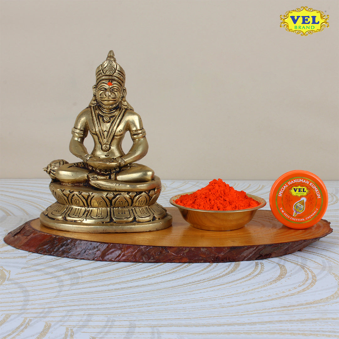Vel's Hanuman Sindoor – Sacred Orange Hanuman Puja Powder for Devotion ...