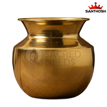Brass Tirupur Chambu – 4.6 Inch Length | Traditional Brass Pot for Pooja, Abhishekam & Temple Use