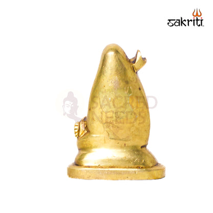 Brass Adi Shankaracharya Idol – 2.3 Inch Height | Spiritual Guru Statue for Pooja Room & Home Decor
