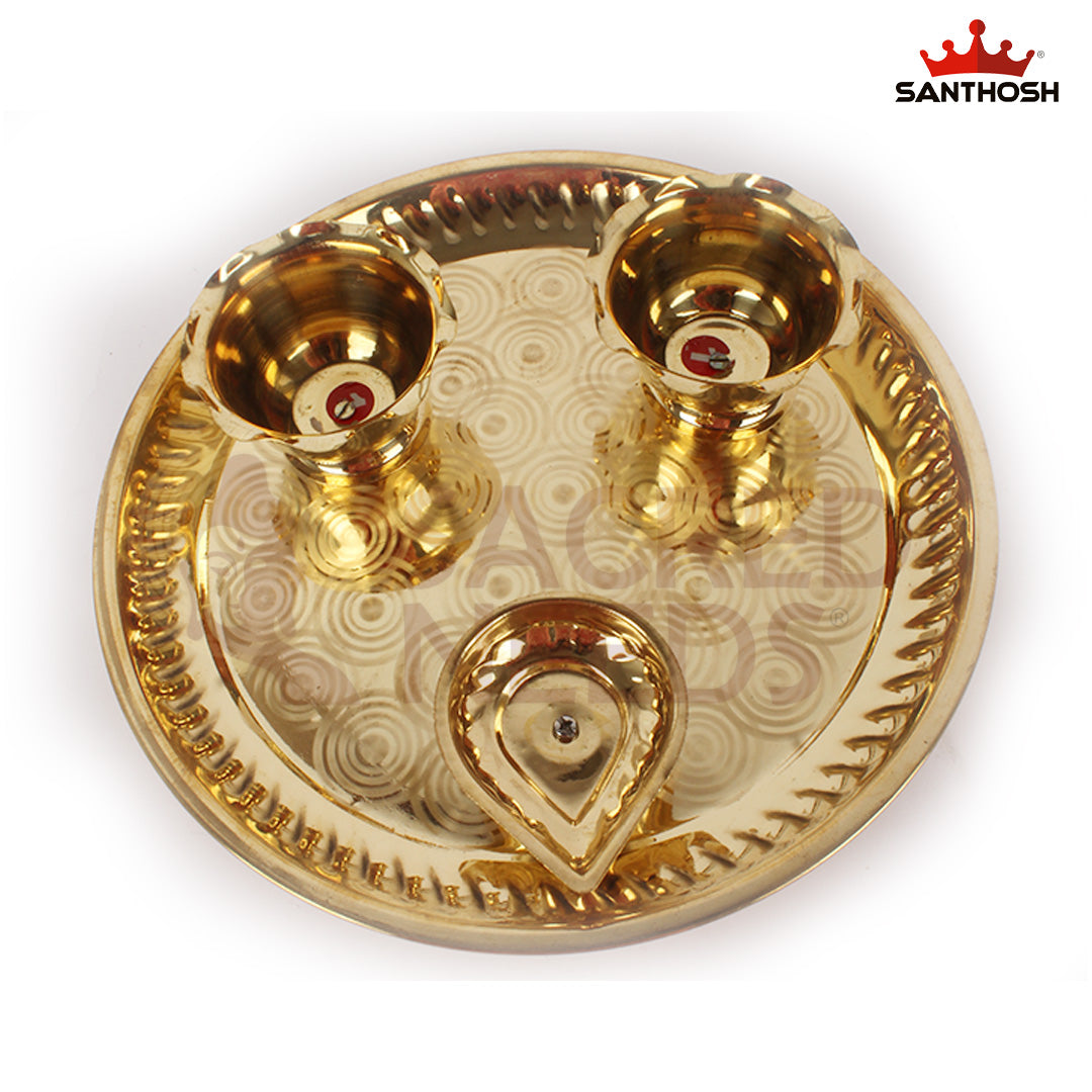 BRASS POOJA PLATE