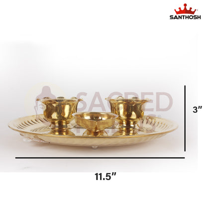 BRASS POOJA PLATE