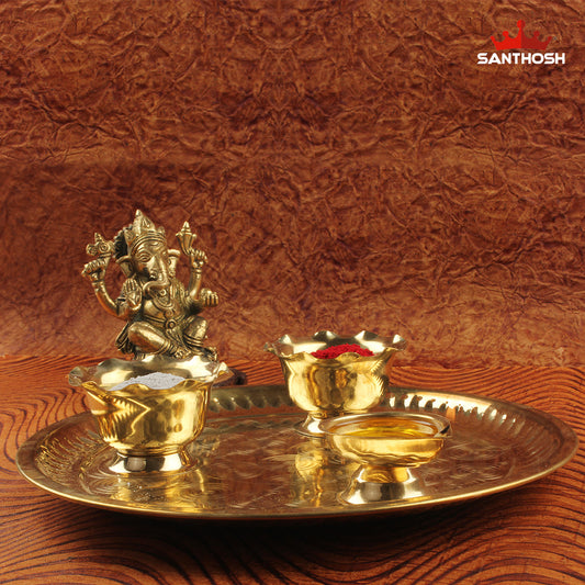 BRASS POOJA PLATE