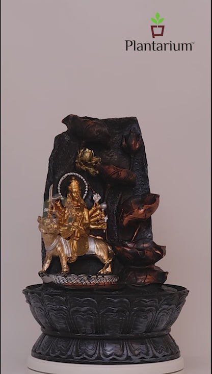 POLY RESIN DURGA FOUNTAIN