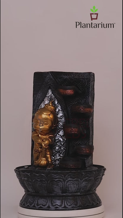 POLY RESIN BABY HANUMAN FOUNTAIN