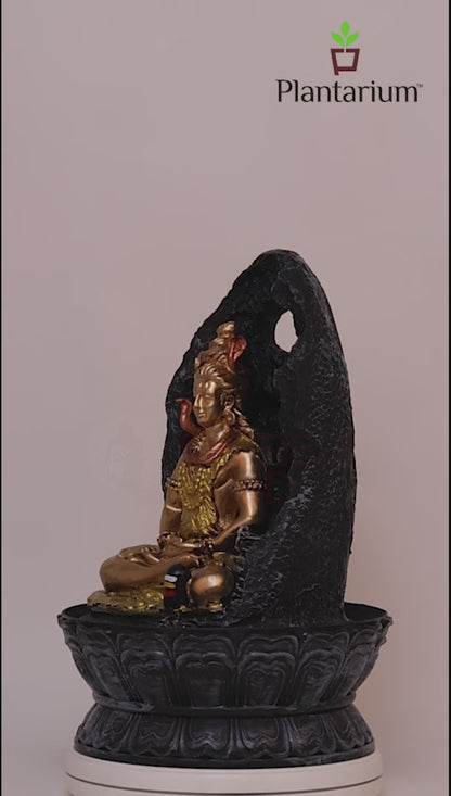 POLY RESIN SHIVAN FOUNTAIN